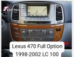 Lexus 470 1998-2002 Android Monitor