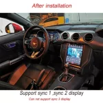 Ford Mustang 2014 – 19 Android Monitor Tesla Style - Image 4