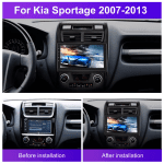 Kia Sportage 2010+ Android System With Frame - Image 3