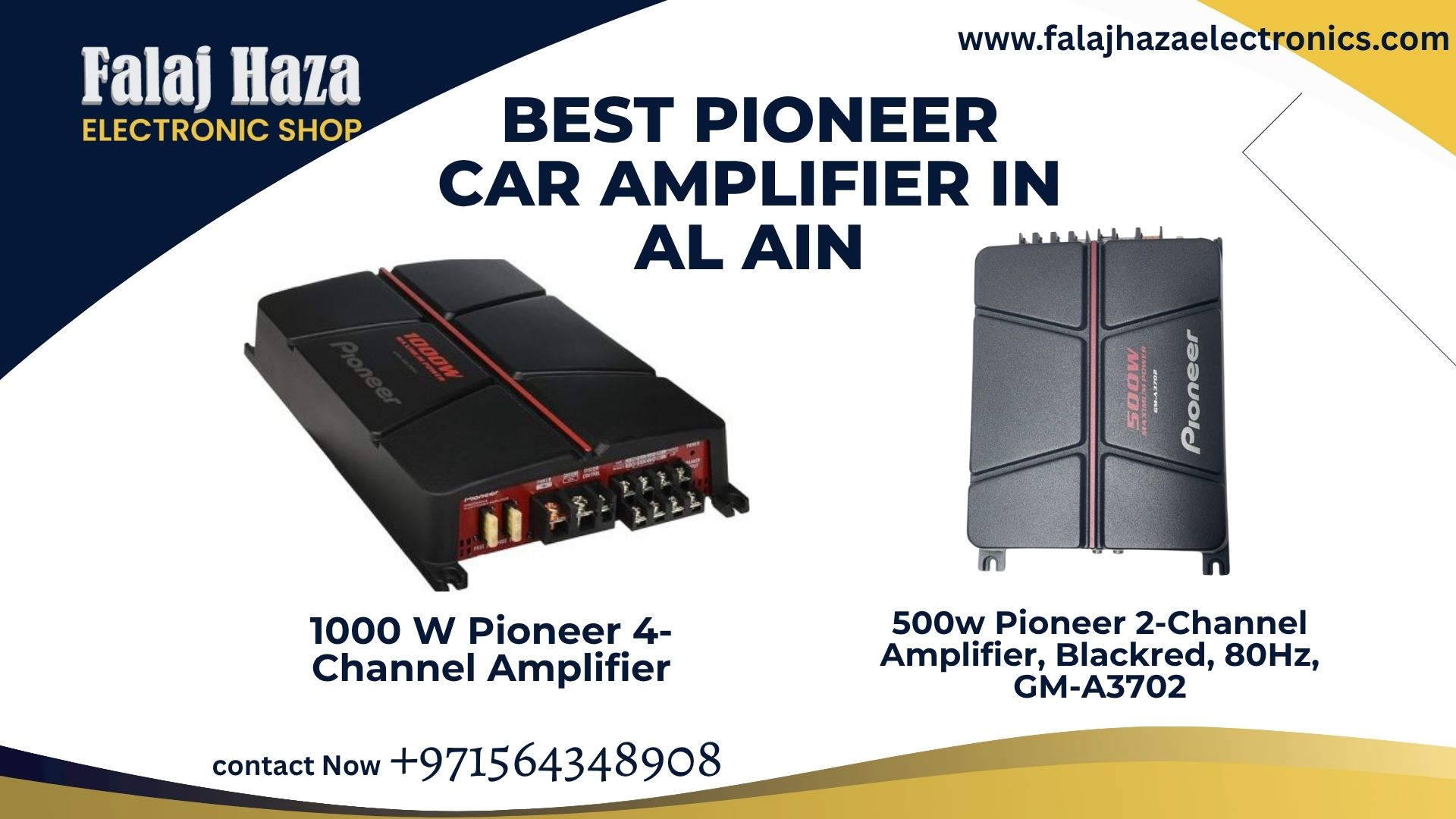 Pioneer Car Amplifier in UAE