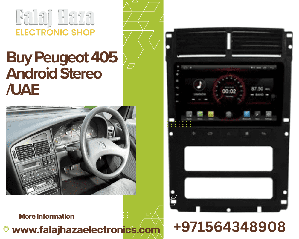 Buy Peugeot 405 Android Stereo /UAE