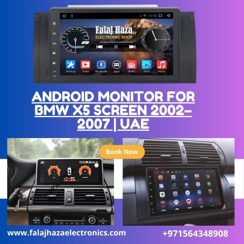 Android Monitor for BMW X5 screen 2002–2007 | UAE