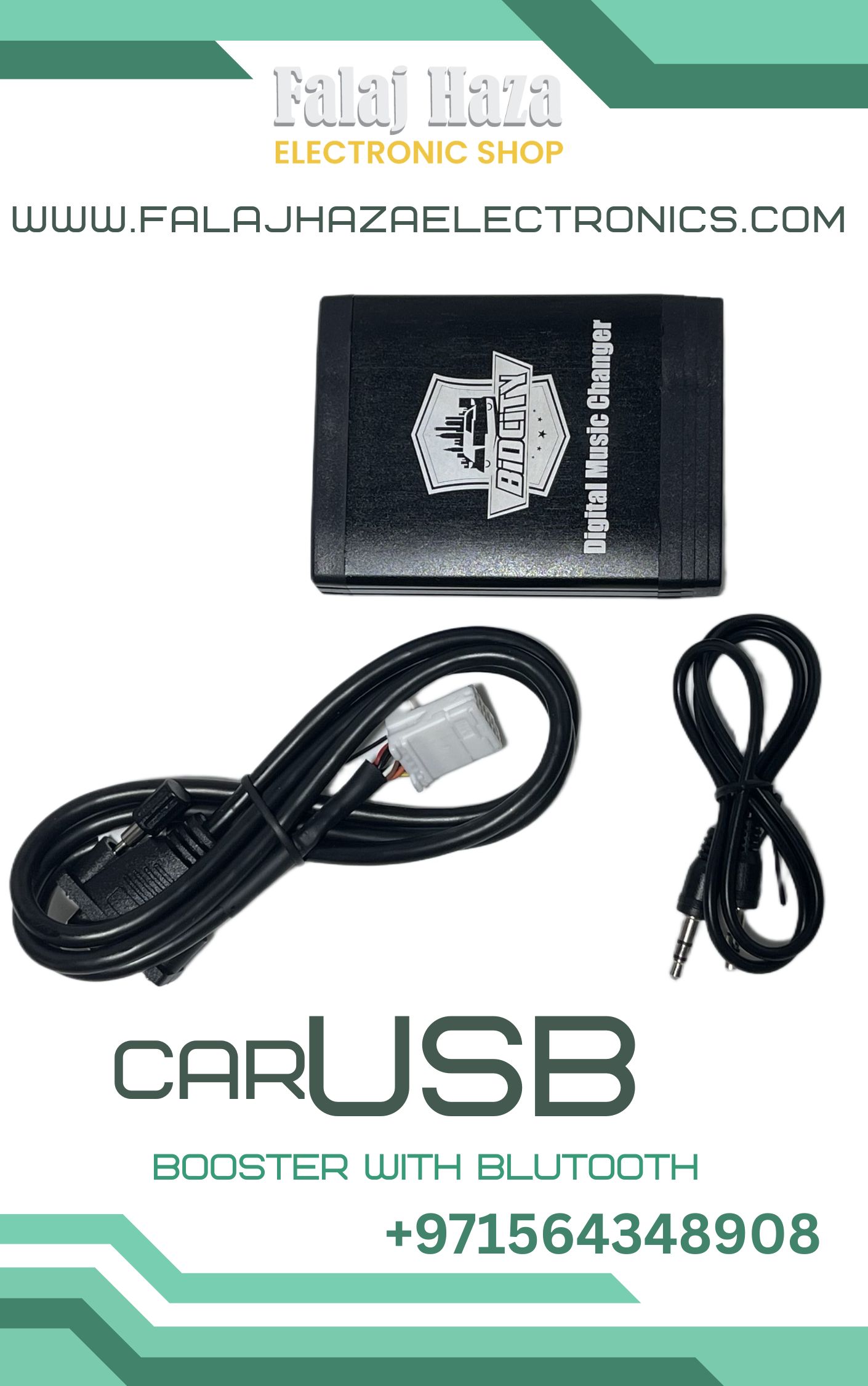 Car USB Booster With Blutooth