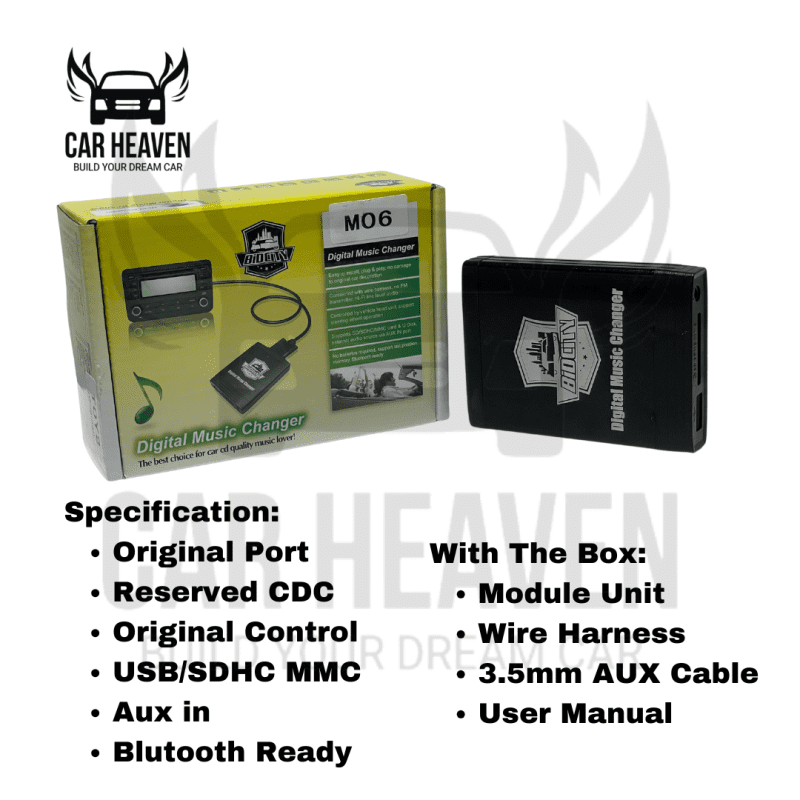 Car USB Booster With Blutooth