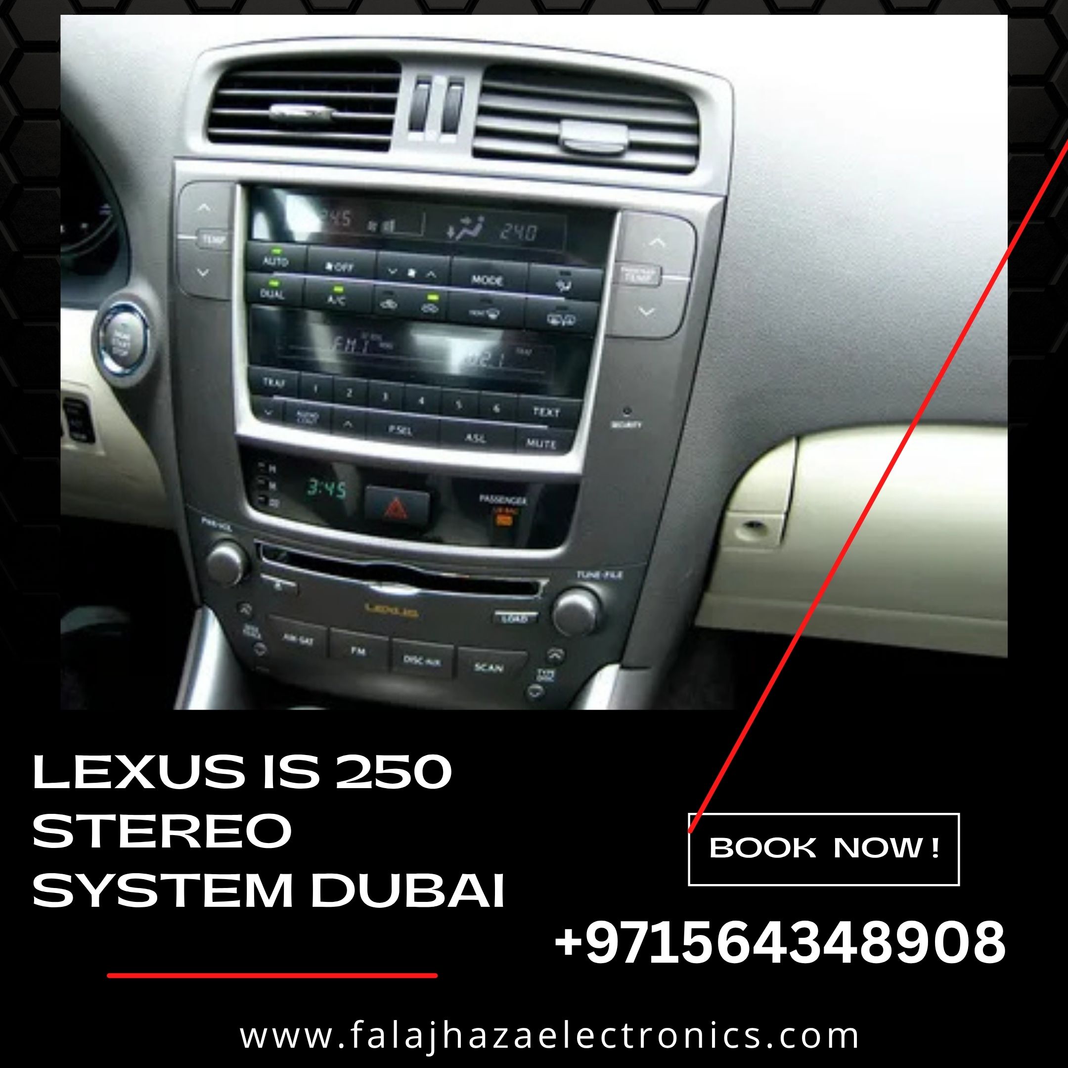 Lexus IS 250 Stereo System Dubai