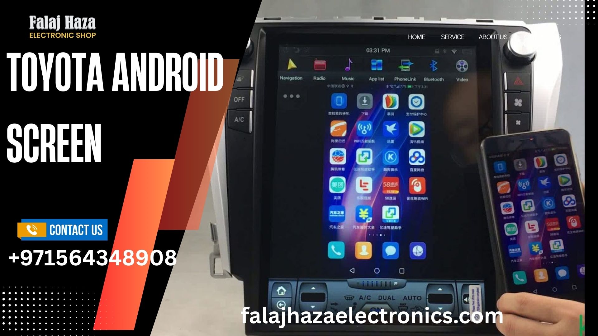 Toyota Android Screen