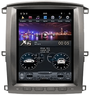 2007 Lexus LS460 Tesla Screen