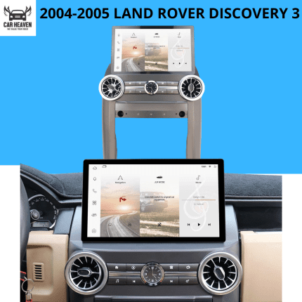 Car Heaven (Gen/2004-2005) Land Rover Discovery 3 Android Screen – 10.25" IPS, Android 11, Apple CarPlay, GPS, Bluetooth (USB/WiFi)
