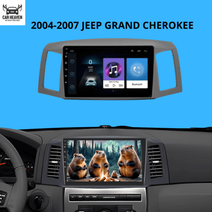Car Heaven (2004-2007) Jeep Grand Cherokee Android Screen – 9 Inch Display, Apple CarPlay, GPS, Bluetooth (USB/Wifi)