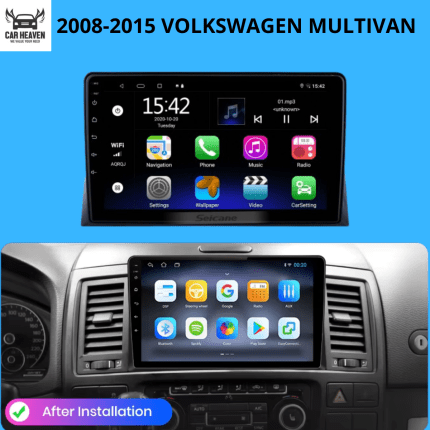 VOLKSWAGEN MULTIVAN (2008-2015) Android Car Stereo - 10.1 Inch Screen