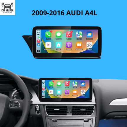 AUDI A4L (2009-2016) 10.1-Inch Android Car Stereo – Wireless Apple CarPlay & Android Auto