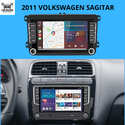 2011 VOLKSWAGEN SAGITAR Android 10 Car Stereo Upgrade - 9-Inch Screen