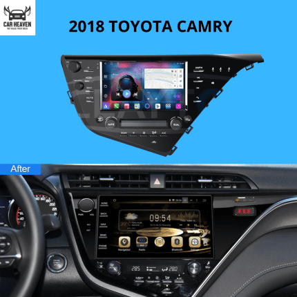 2018 TOYOTA CAMRY Android 10 Car Stereo Upgrade - 9-Inch Screen, CarPlay & Android Auto