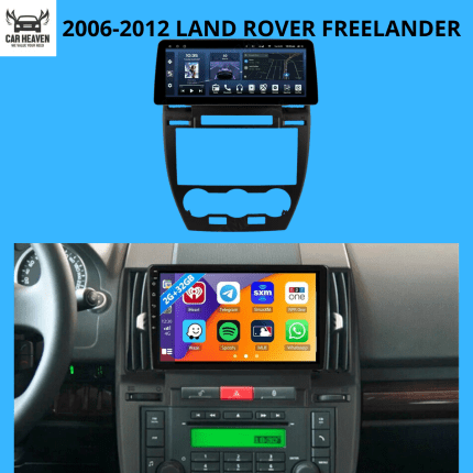 Land Rover Freelander 2 (2006–2012) Android Car Stereo – Floating HD Touchscreen + Custom Dashboard Frame (Wireless CarPlay, Android Auto, GPS)