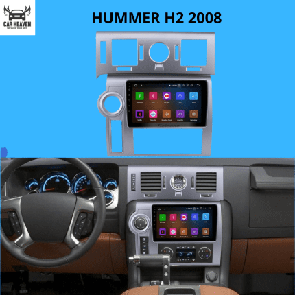 HUMMER H2 2008 Android Car Stereo Upgrade - 9-Inch Screen, CarPlay & Android Auto