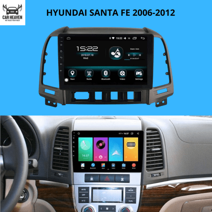 HYUNDAI SANTA FE (2006-2012) 9-Inch Android Car Stereo Upgrade - Wireless Apple CarPlay & Android Auto