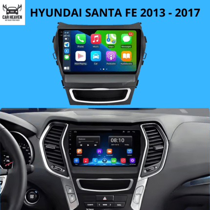HYUNDAI SANTA FE (2013-2017) 10-Inch Android Car Stereo - Apple CarPlay & Android Auto
