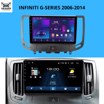 INFINITI G-SERIES (2006-2014) 9-Inch Android Car Stereo – CarPlay & Android Auto