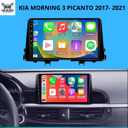 KIA MORNING 3 PICANTO (2017-2021) 9-Inch Android Car Stereo with Apple CarPlay & Android Auto