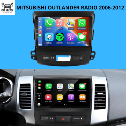 MITSUBISHI OUTLANDER (2006-2012) 9-Inch Android Car Stereo – CarPlay & Android Auto