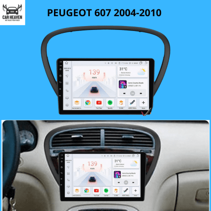 PEUGEOT 607 (2004-2010) 9-Inch Android Car Stereo - CarPlay & Android Auto